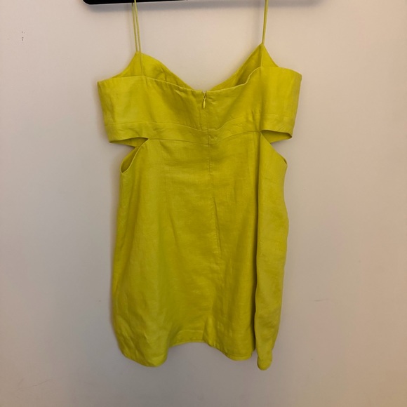 Saloni Bonnie Linen Mini Dress - Picture 8 of 9